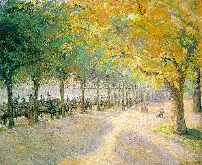 Hyde Park, London - 卡米耶·毕沙罗